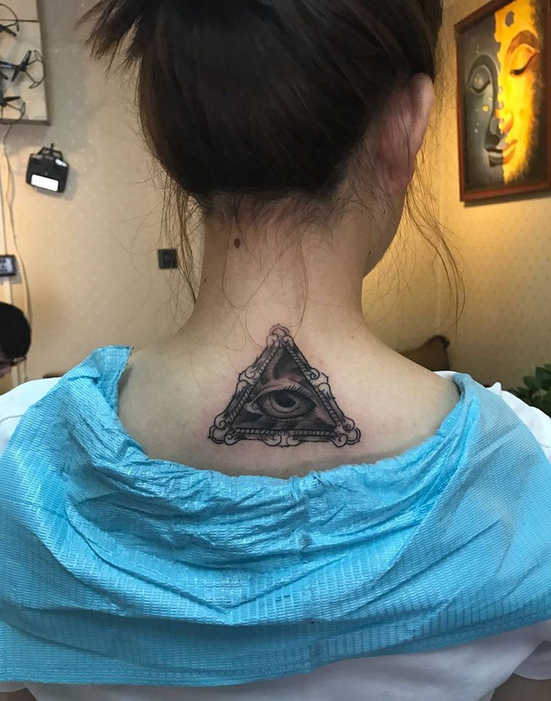 上帝之眼纹身图片_