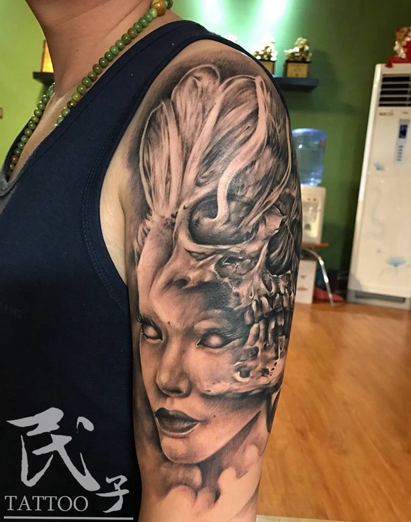 民子作品纹身图片_