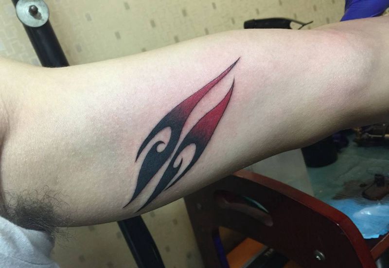 字图腾纹身图片_