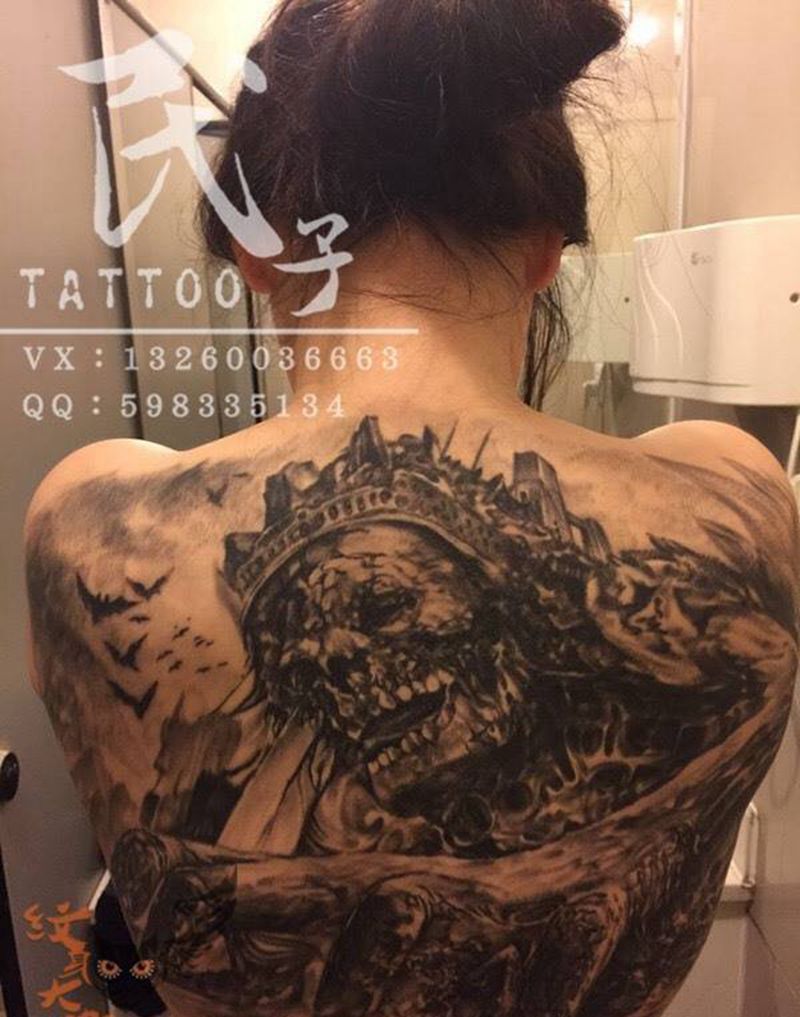 作品：皇族的衰落纹身图片_