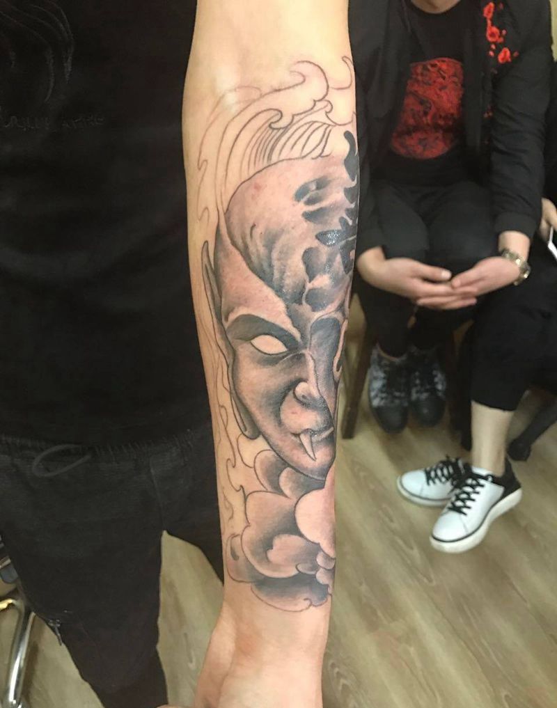 一念之间纹身图片_