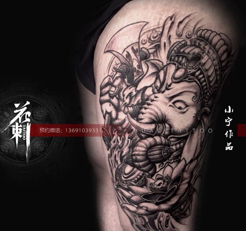 驻店纹身师小宁作品回顾！纹身图片_