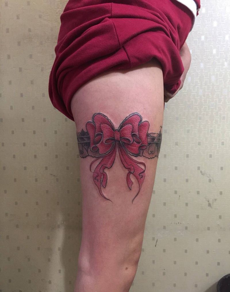 性感小蕾丝纹身图片_