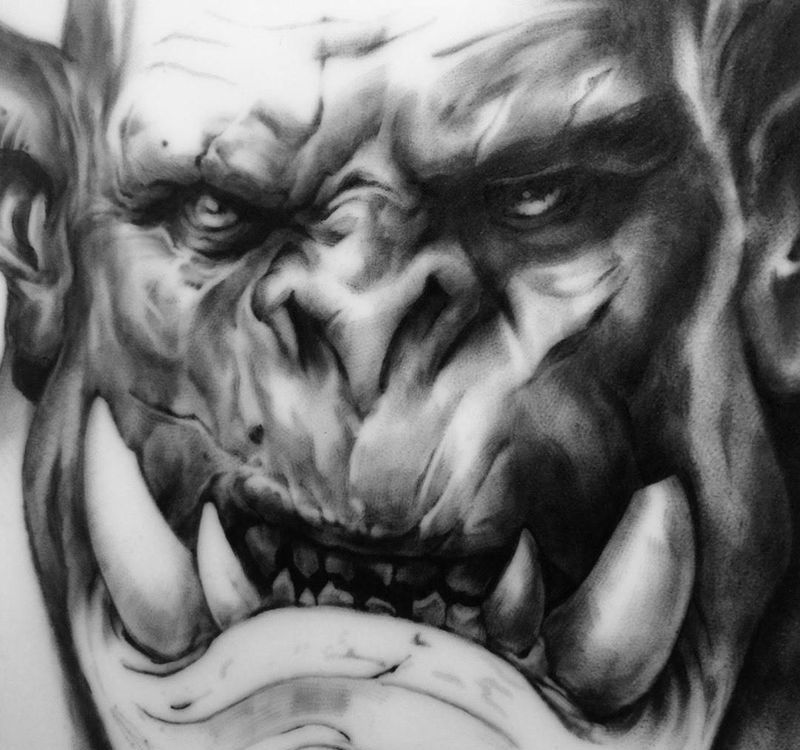 为了部落！！！纹身图片_欧美写实人物纹身图案