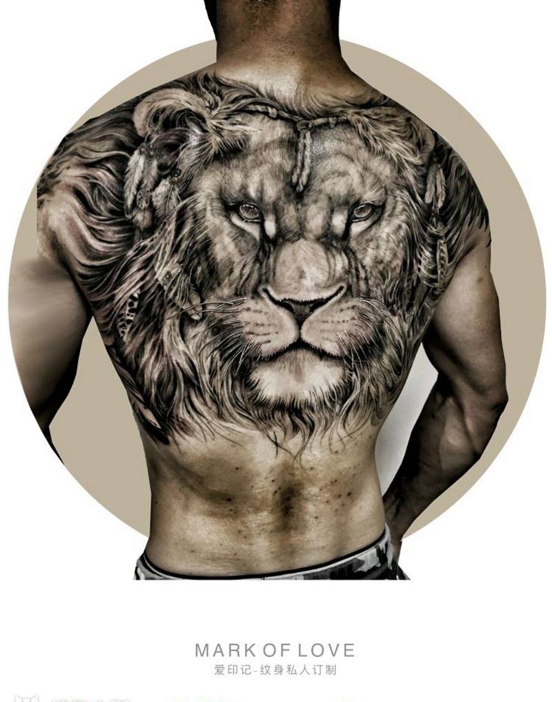爱印记作品《王》纹身图片_背部纹身图案