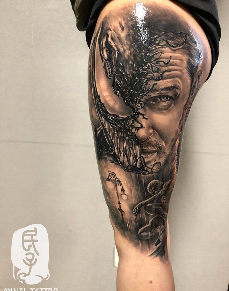 民子作品：毒液纹身图片_