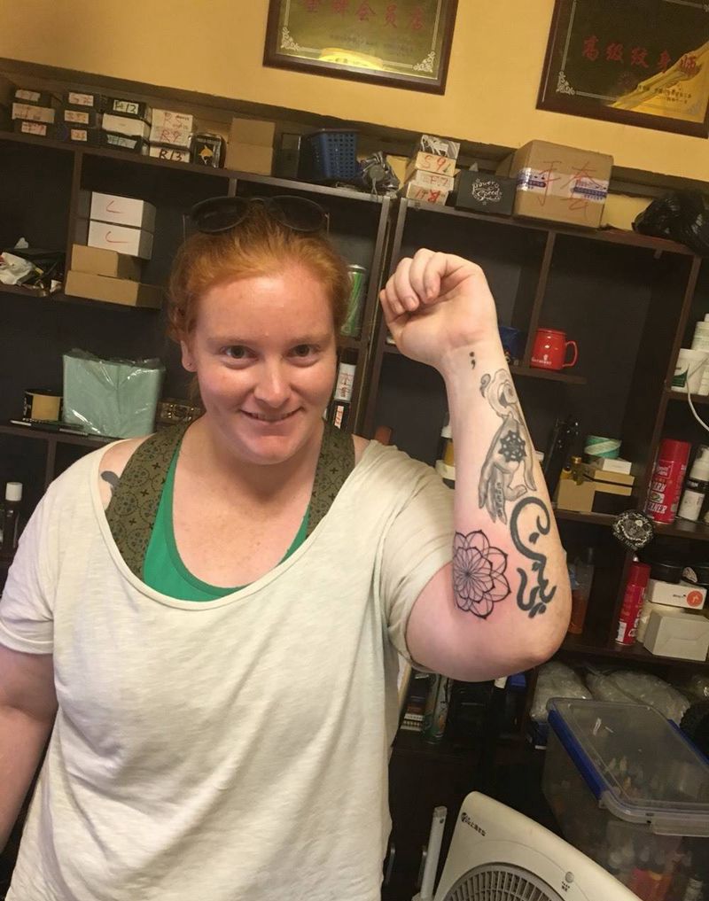 简约而不简单纹身图片_