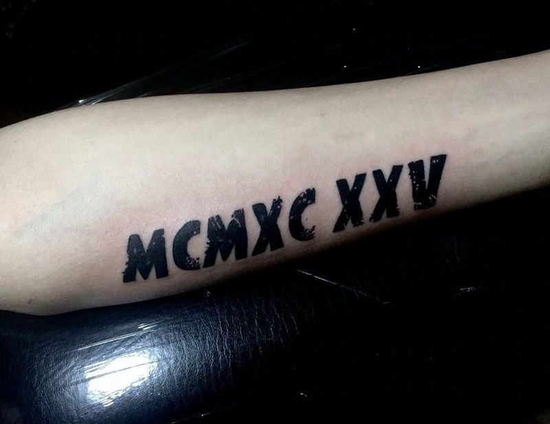 小宁作品小臂英文纹身图片_手臂欧美清新字符纹身图案