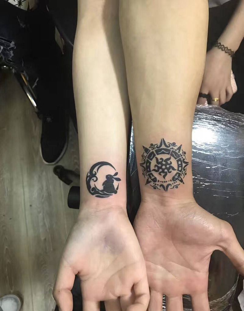 情侣纹身纹身图片_