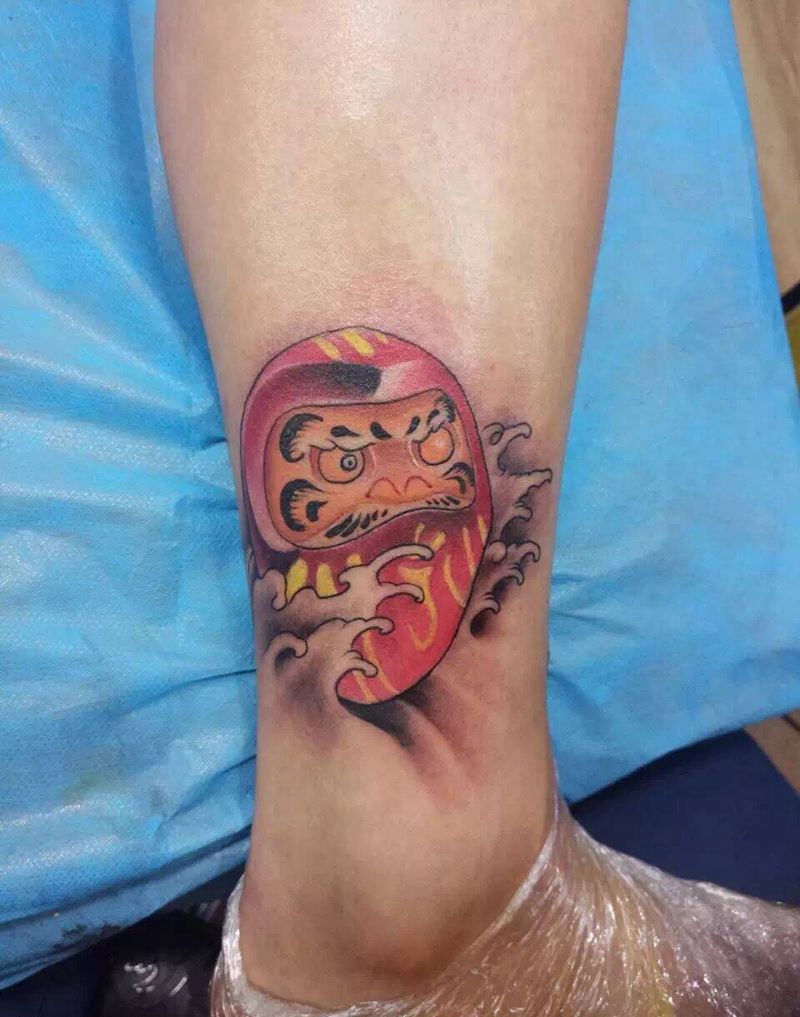 达摩蛋纹身图片_