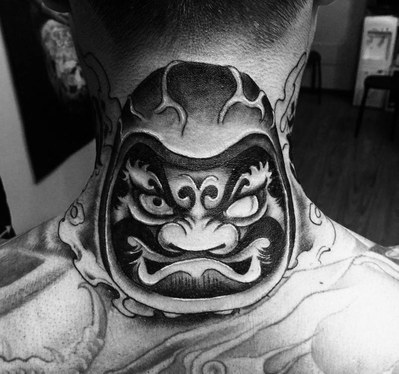 今日小宁工作达摩蛋纹身图片_