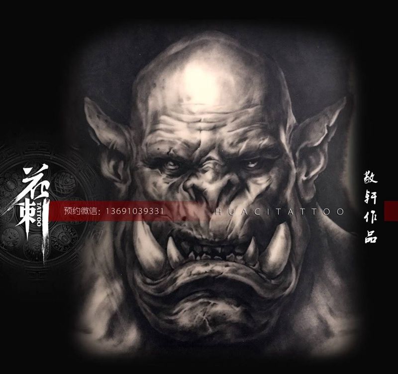 驻店纹身师敬轩作品回顾！纹身图片_成品纹身图案