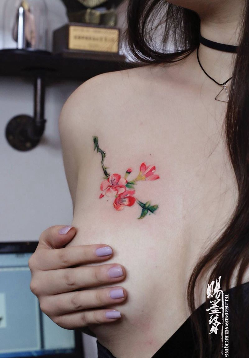 樱花纹身图片_