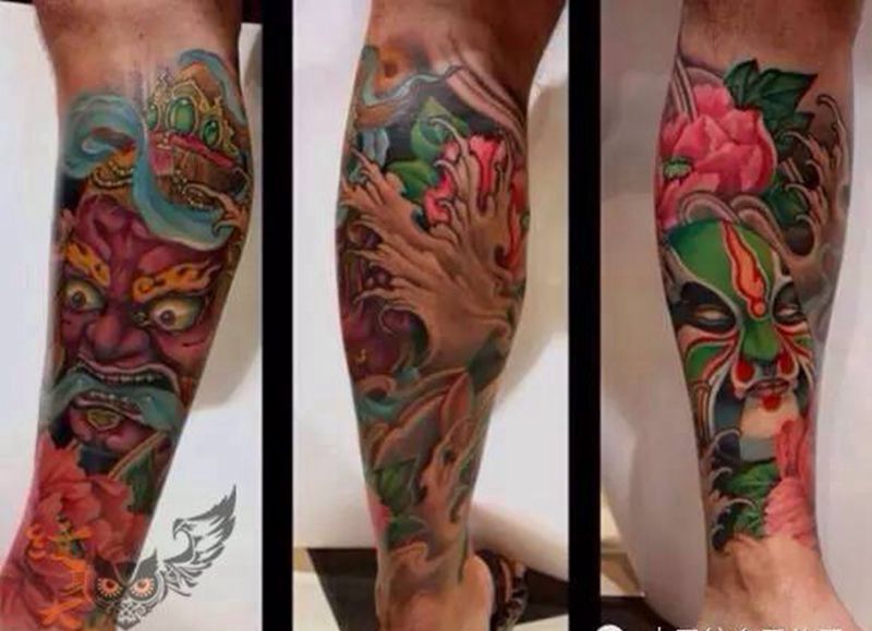 每日素材更新--传统纹身图片_