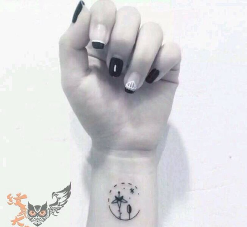 小清新素材纹身图片_