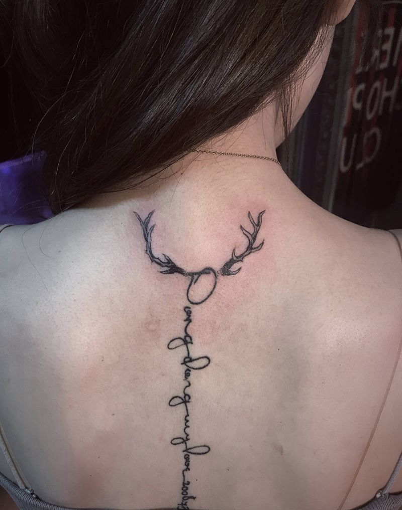 小清新纹身纹身图片_背部手臂小清新纹身图案