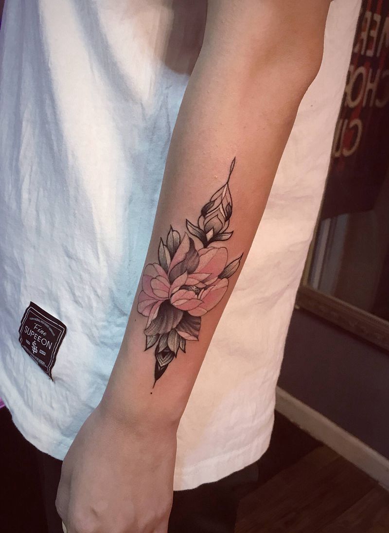 小清新纹身纹身图片_手臂纹身图案