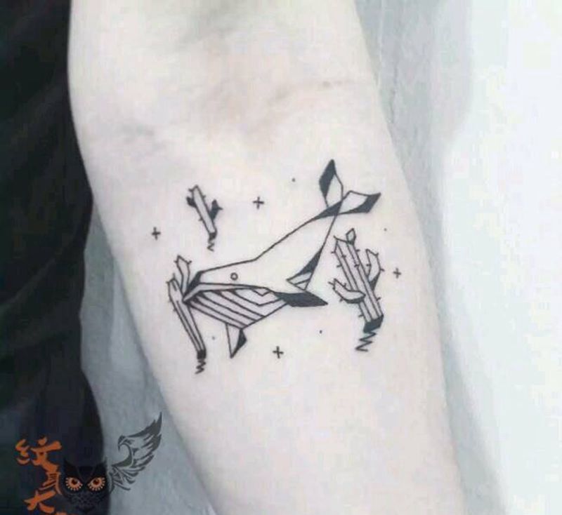 小清新素材纹身图片_