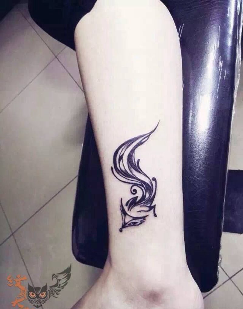 狐狸纹身图片_
