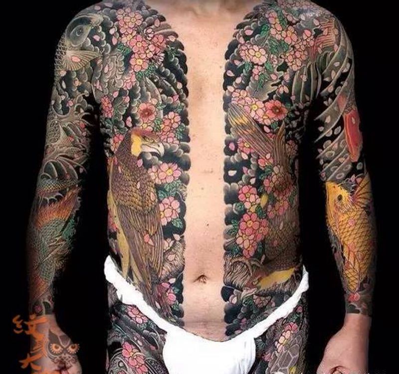 日式传统纹身图片_