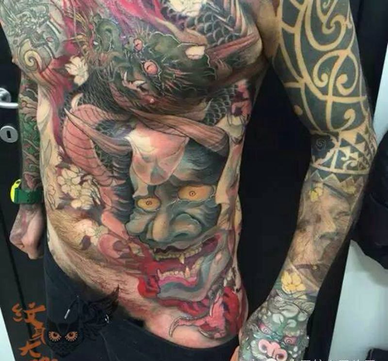 每日素材更新--传统纹身图片_