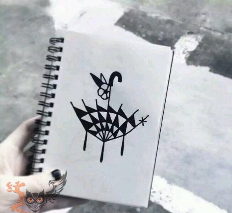 小清新素材纹身图片_