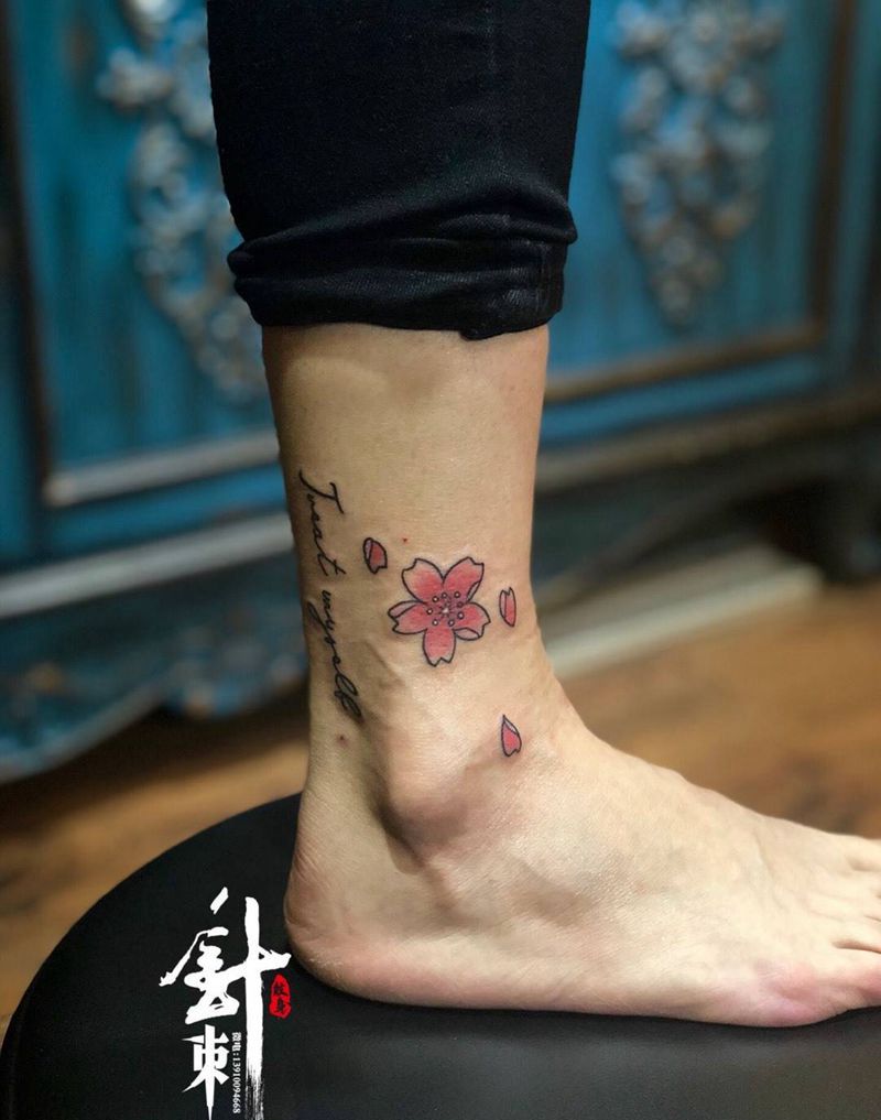 樱花纹身图片_