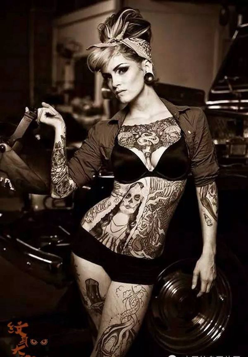 用艺术去欣赏纹身图片_