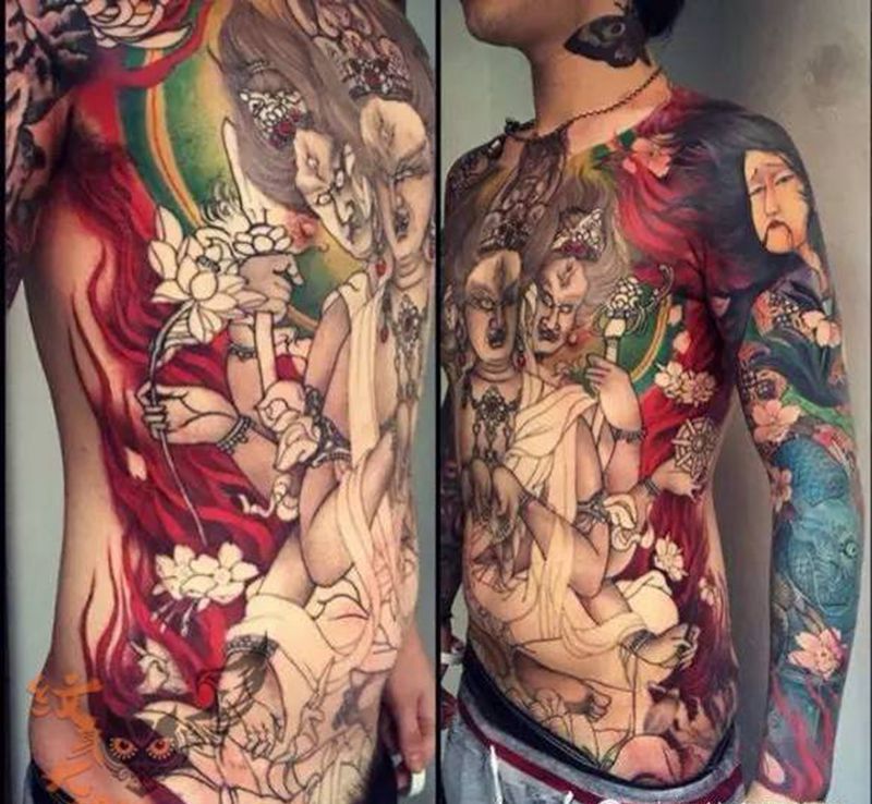 每日素材更新--传统纹身图片_