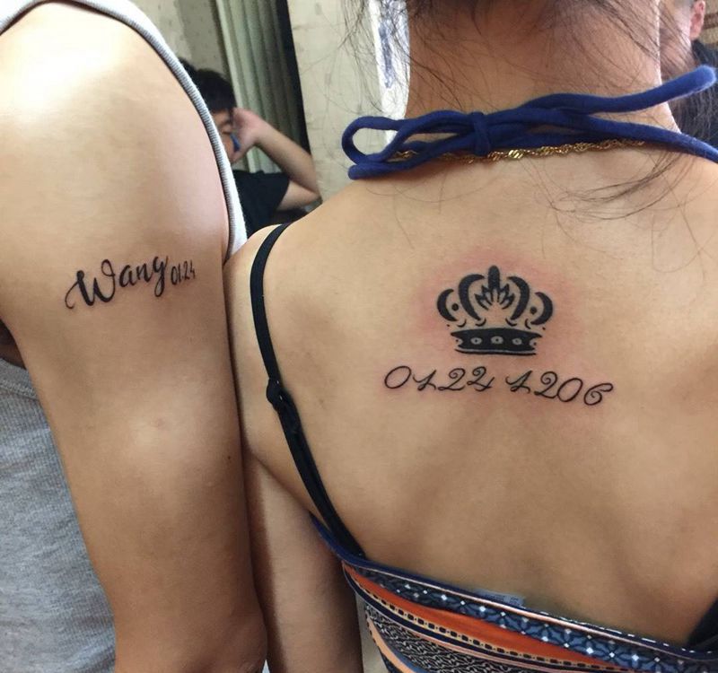 情侣设计图纹身图片_