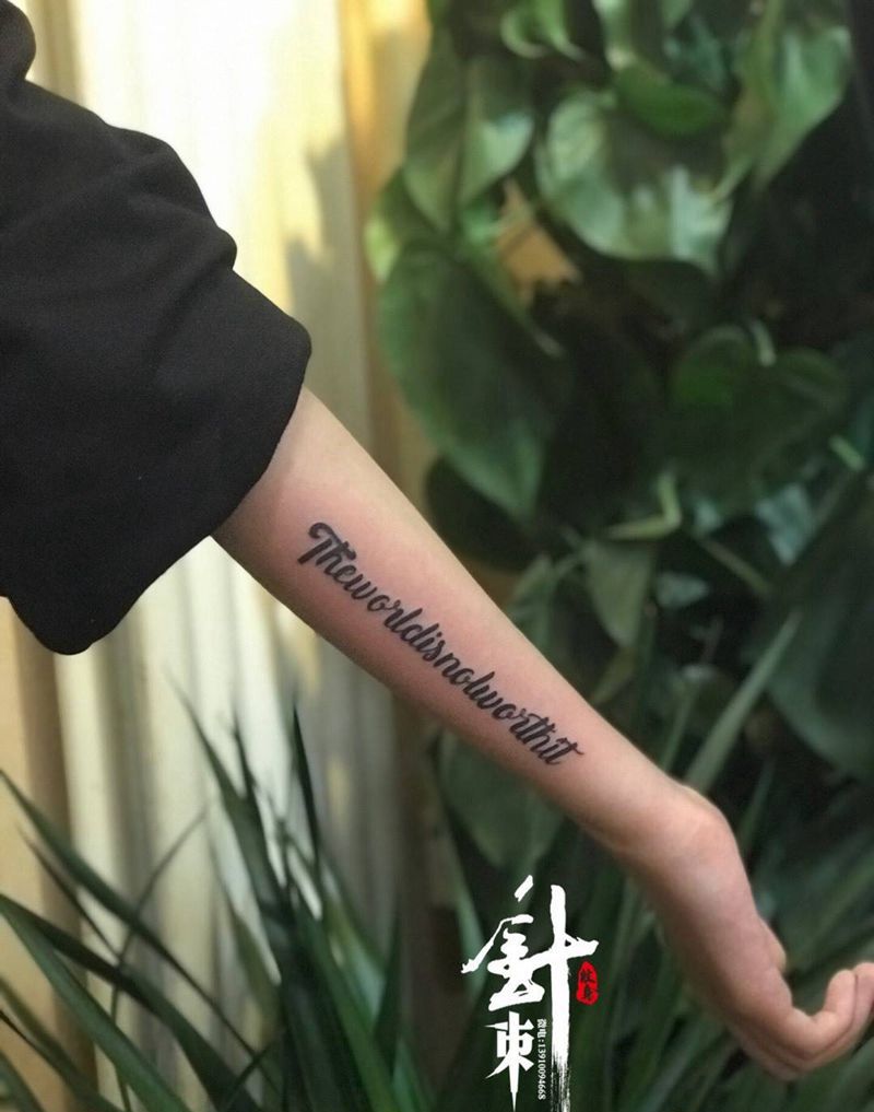 英文纹身图片_