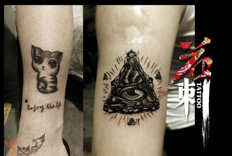 小清新纹身图片_