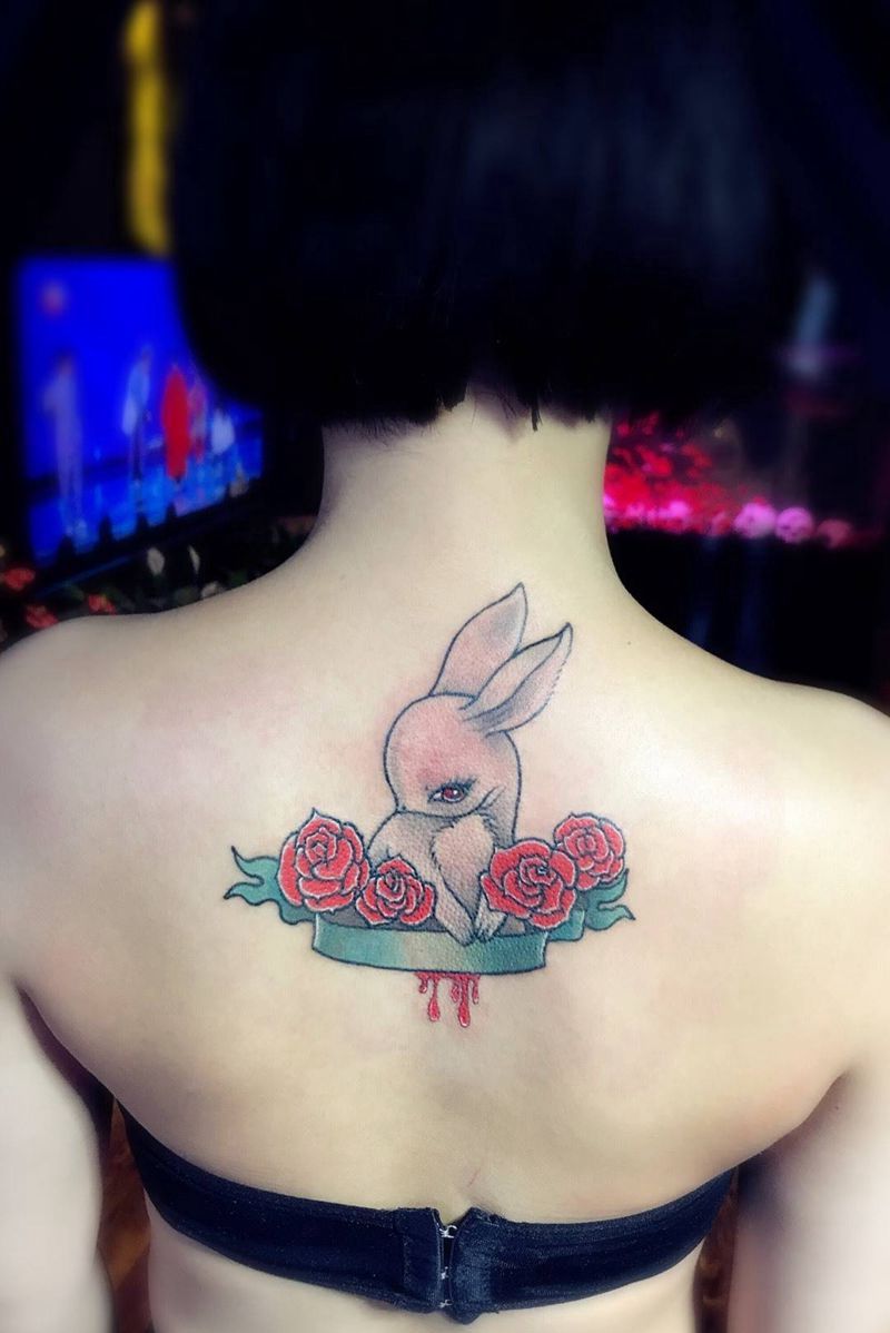 兔子纹身纹身图片_纹身 北京纹身森木刺青纹身图案