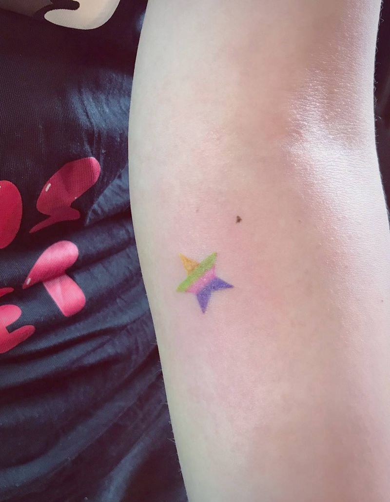 五角星纹身纹身图片_