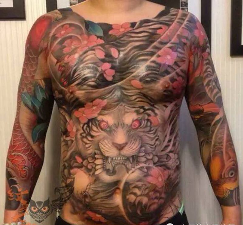 每日素材更新--传统纹身图片_