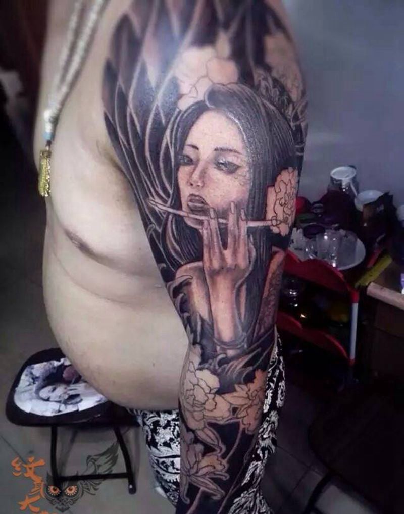 作品回顾纹身图片_