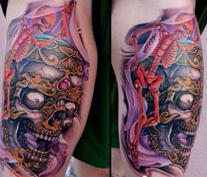 每日素材更新--传统纹身图片_