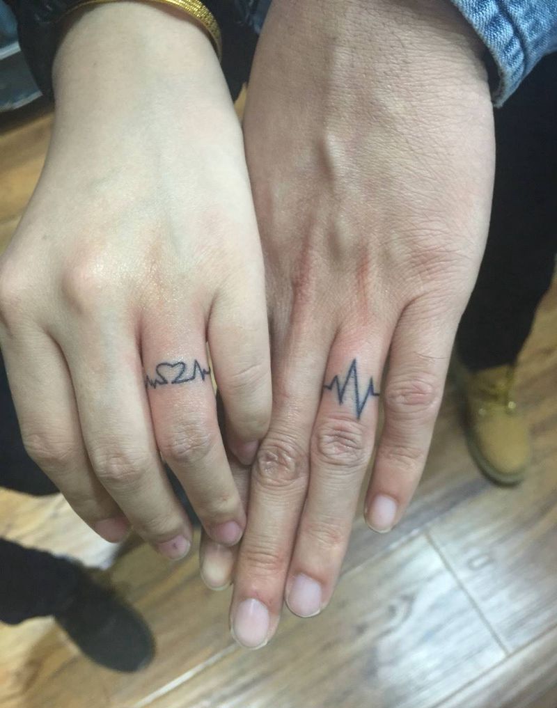 情侣小清新纹身图片_