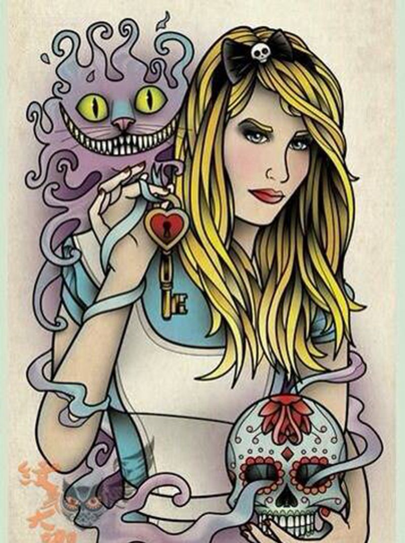 欧美newschool1纹身图片_