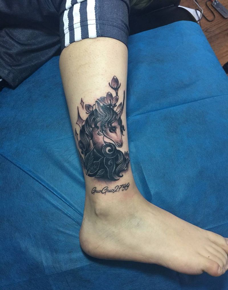 遮盖 ：小马纹身图片_