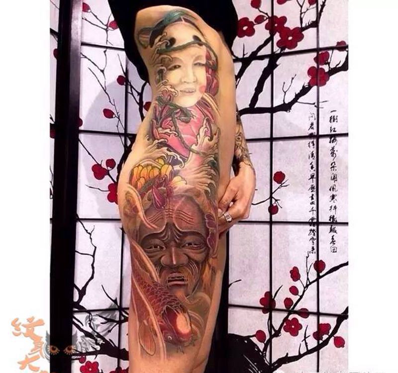 传统纹身图片_