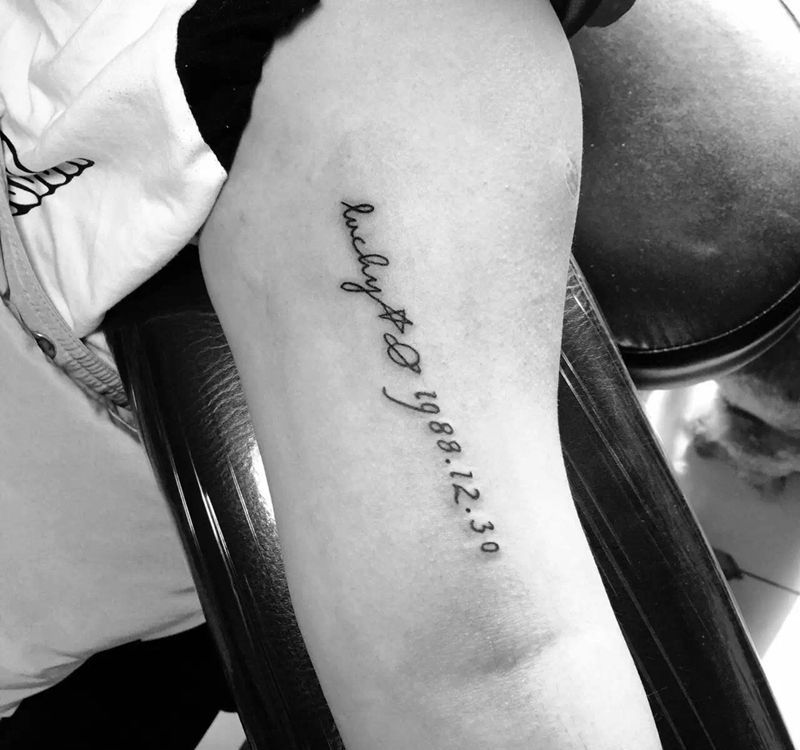 小清新纹身图片_