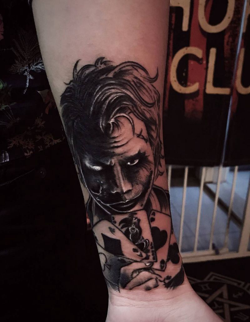 小丑纹身纹身图片_