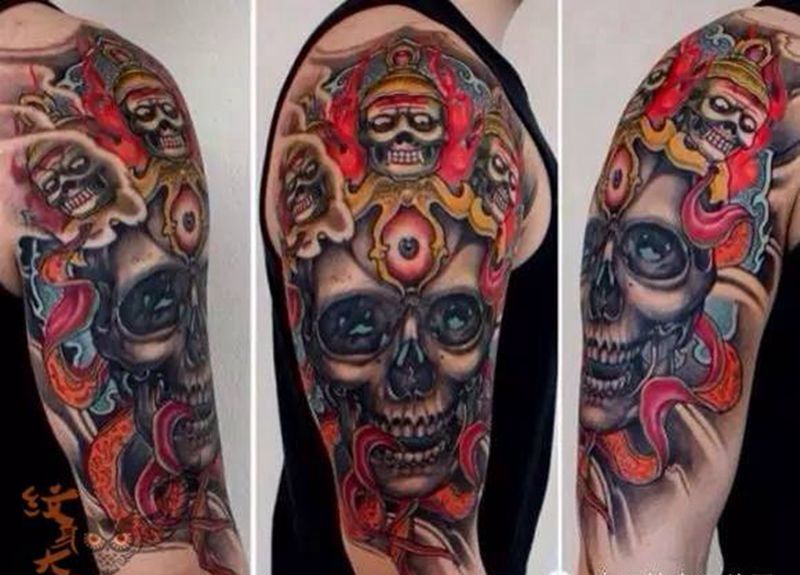 每日素材更新--传统纹身图片_