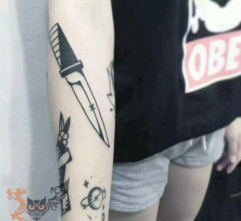 小清新素材纹身图片_