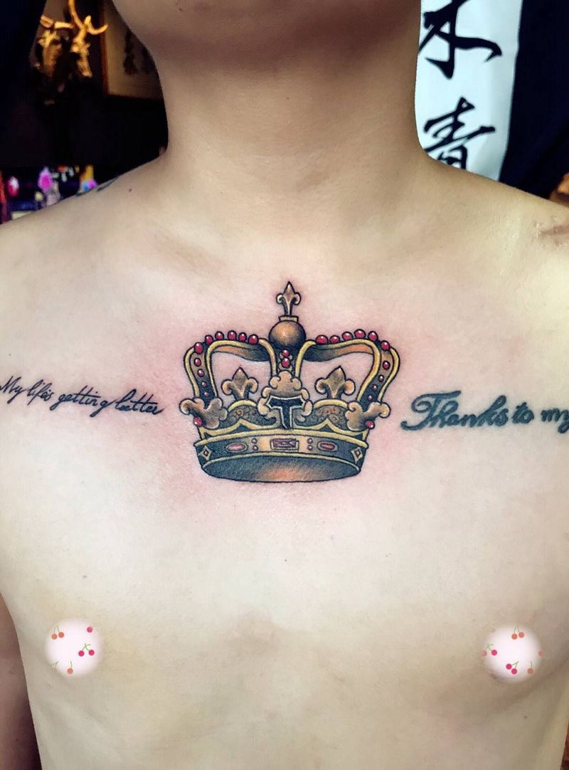 皇冠纹身纹身图片_