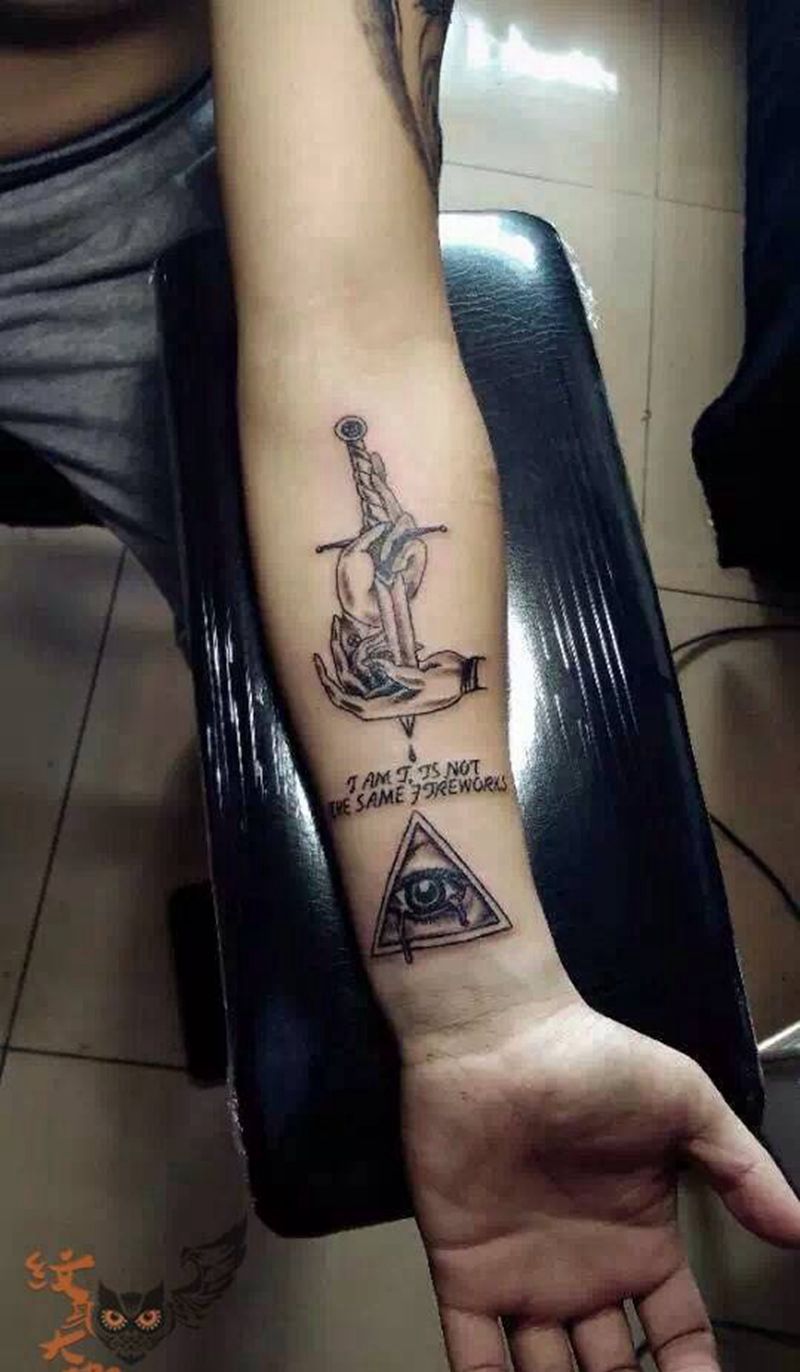 今天作品完成纹身图片_