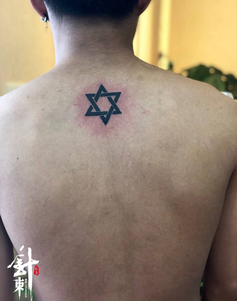 六芒星纹身图片_