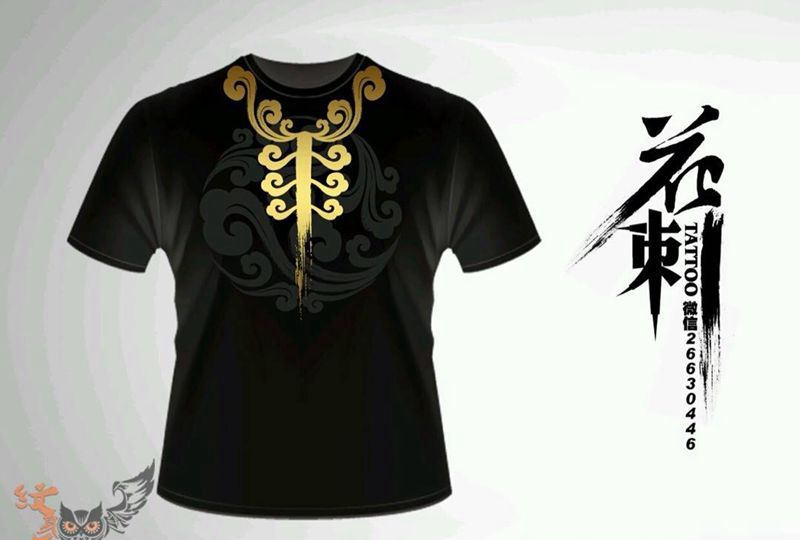 吧服设计纹身图片_