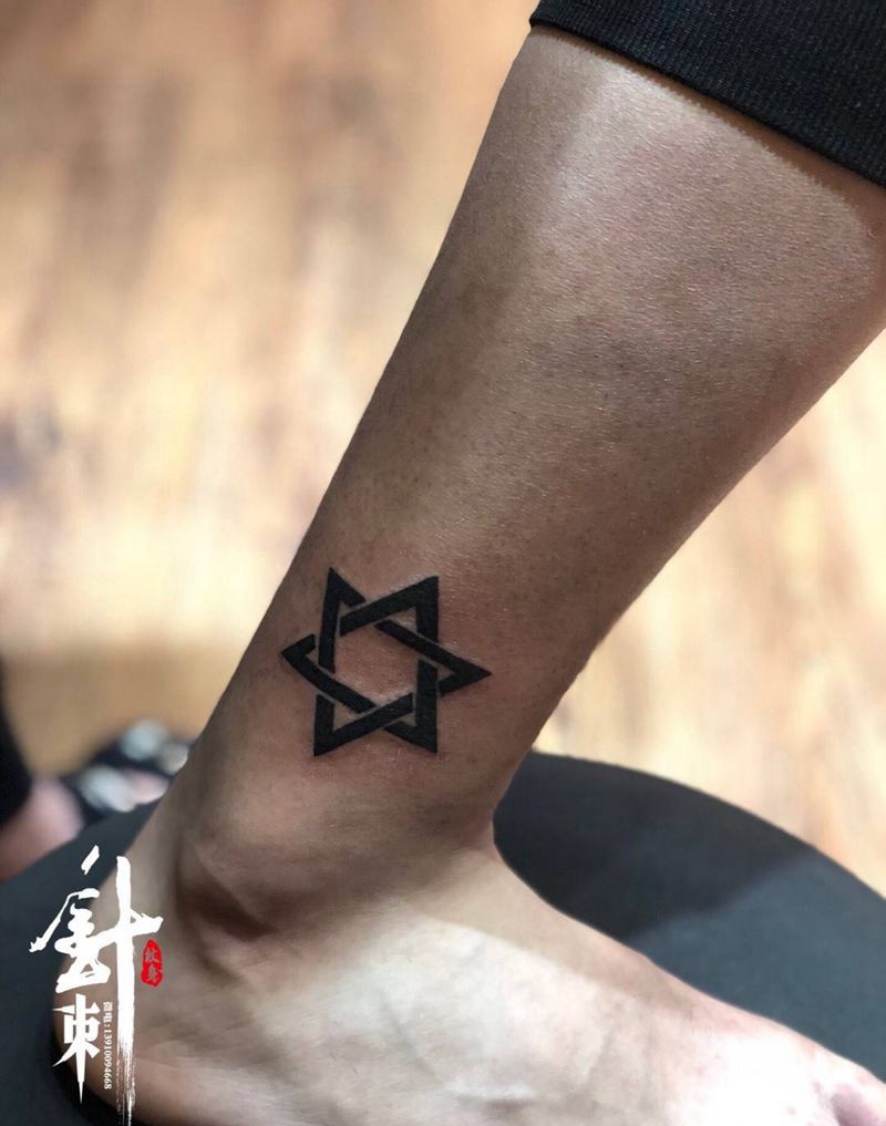 六芒星纹身图片_